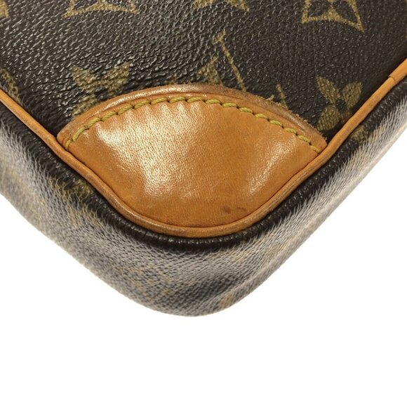 Auth LOUIS VUITTON Danube Brown Monogram Shoulder Bag - Picture 12 of 14